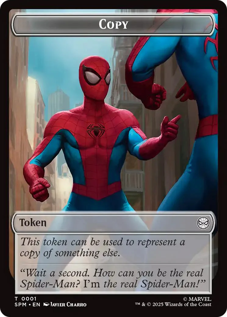 Copy Token (01) // Human Citizen Token (04) [Marvel's Spider-Man: Tokens] [Non-Foil]