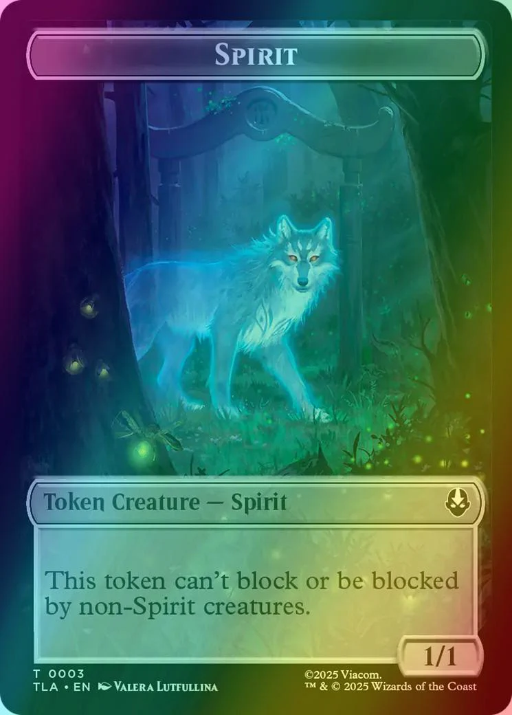 Copy Token (01) // Spirit Token (03) [Avatar: The Last Airbender: Tokens] [Foil] - Image 2