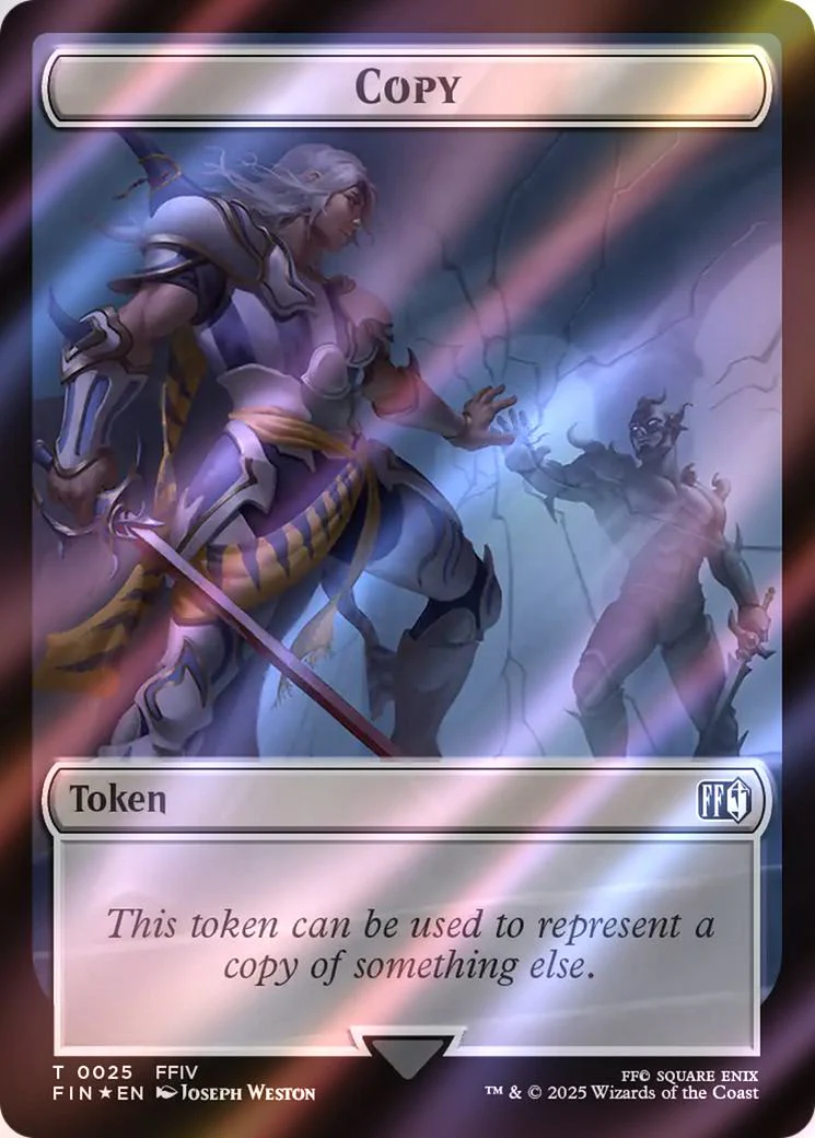 Copy Token (25) // Moogle Token (34) [FINAL FANTASY: Tokens] [Surge Foil]