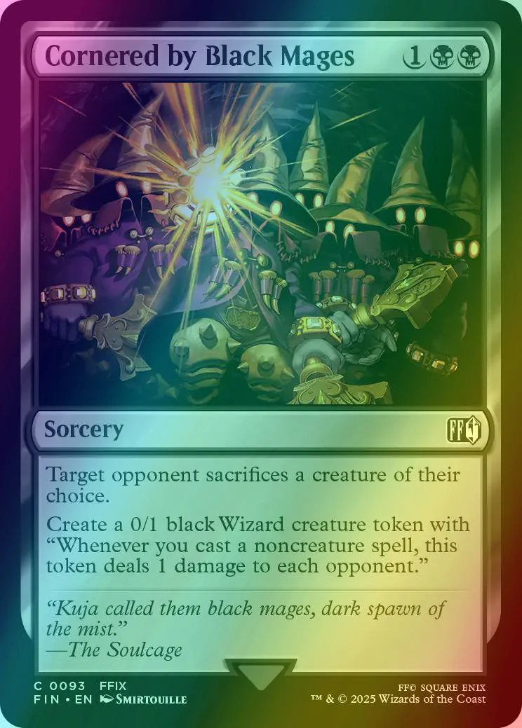 Cornered by Black Mages [93] [FINAL FANTASY] [Foil]