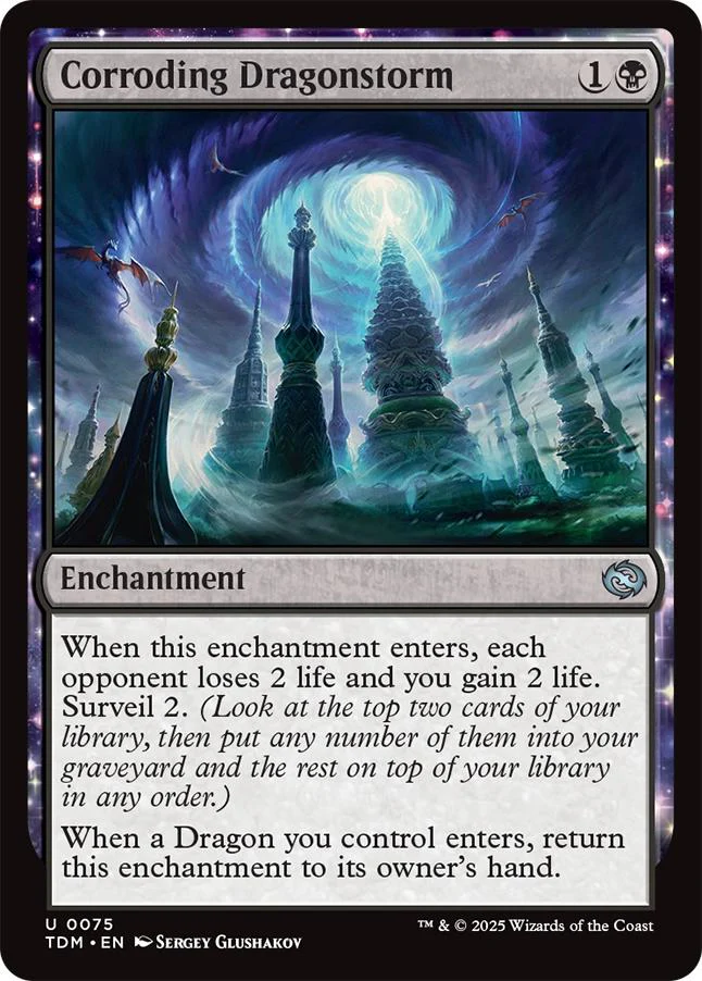 Corroding Dragonstorm [75] [Tarkir: Dragonstorm] [Non-Foil]