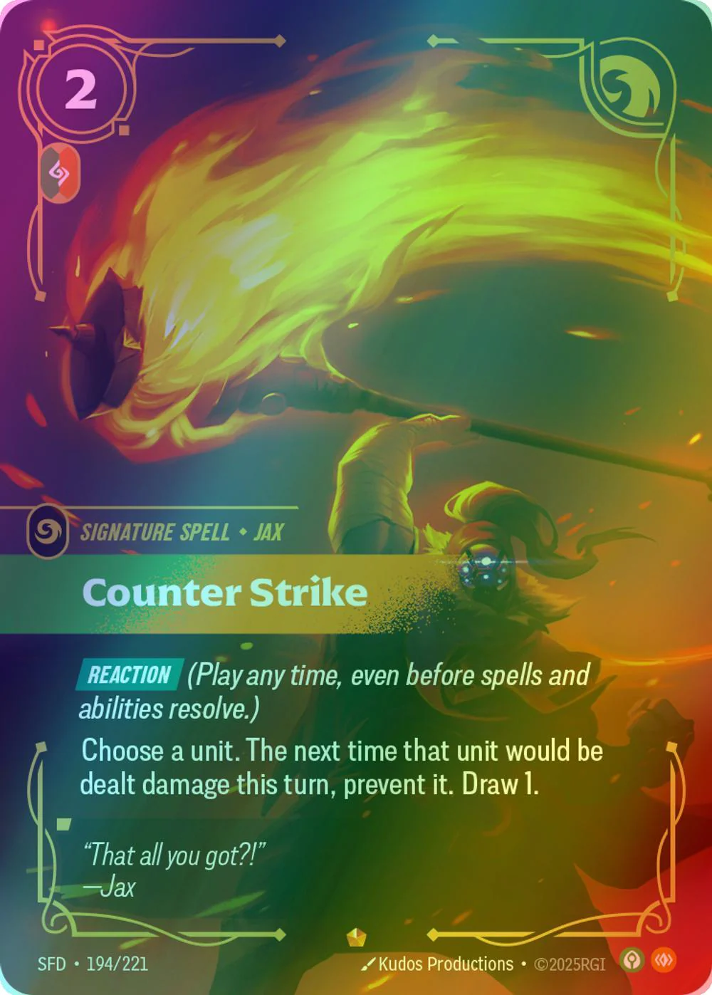 Counter Strike - 194/221 [Spiritforged] [Foil]