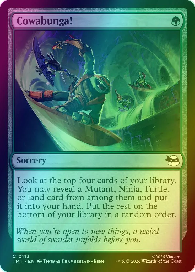 Cowabunga! [113] [Teenage Mutant Ninja Turtles] [Foil]