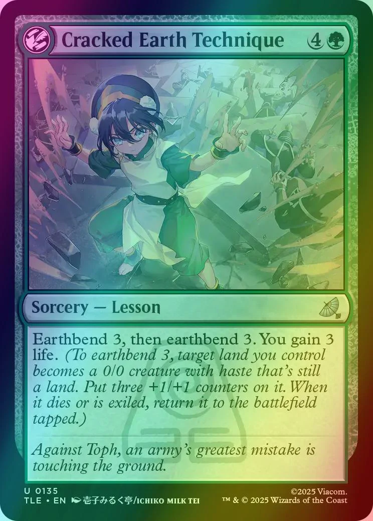Cracked Earth Technique [135] [Avatar: The Last Airbender Eternal] [Foil]