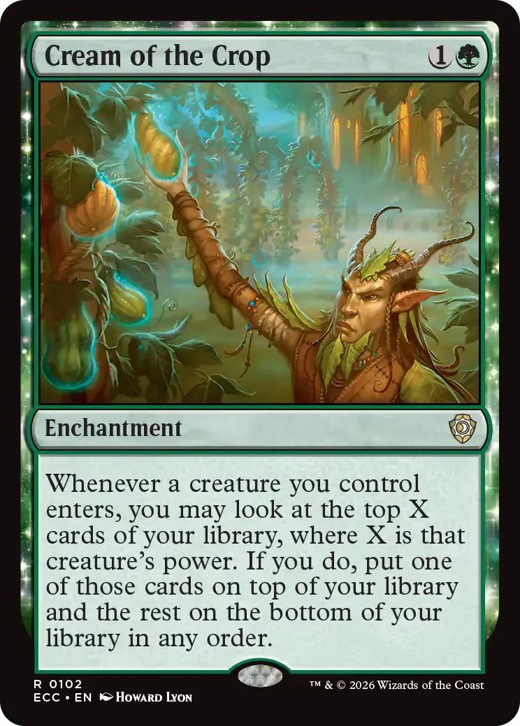 Cream of the Crop [102] [Lorwyn Eclipsed: Commander] [Non-Foil]