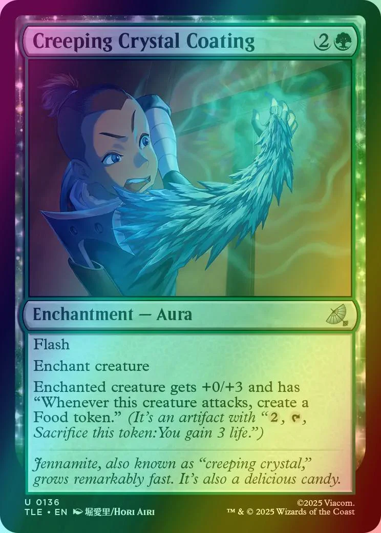 Creeping Crystal Coating [136] [Avatar: The Last Airbender Eternal] [Foil]