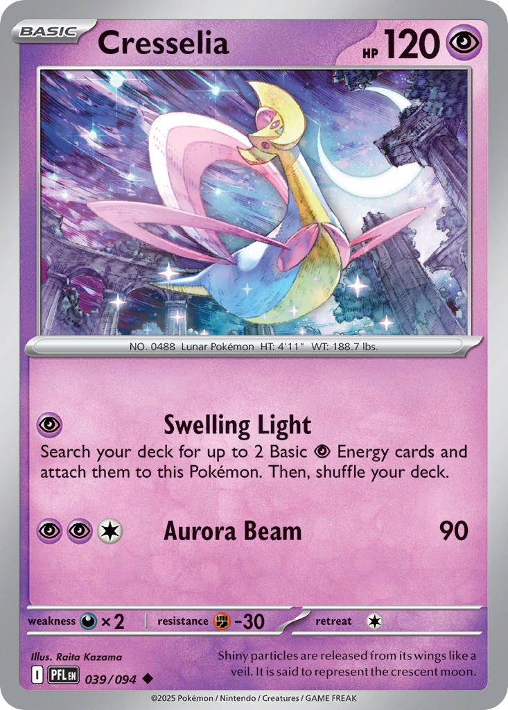 Cresselia - 039/094 - Uncommon [me02-039] [Non-Holo]