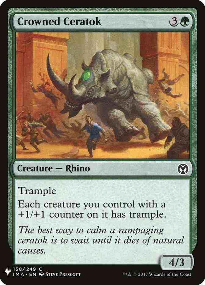 Crowned Ceratok [IMA-158] [The List] [Non-Foil]