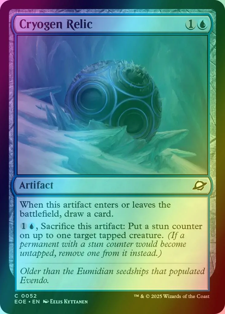 Cryogen Relic [52] [Edge of Eternities] [Foil]