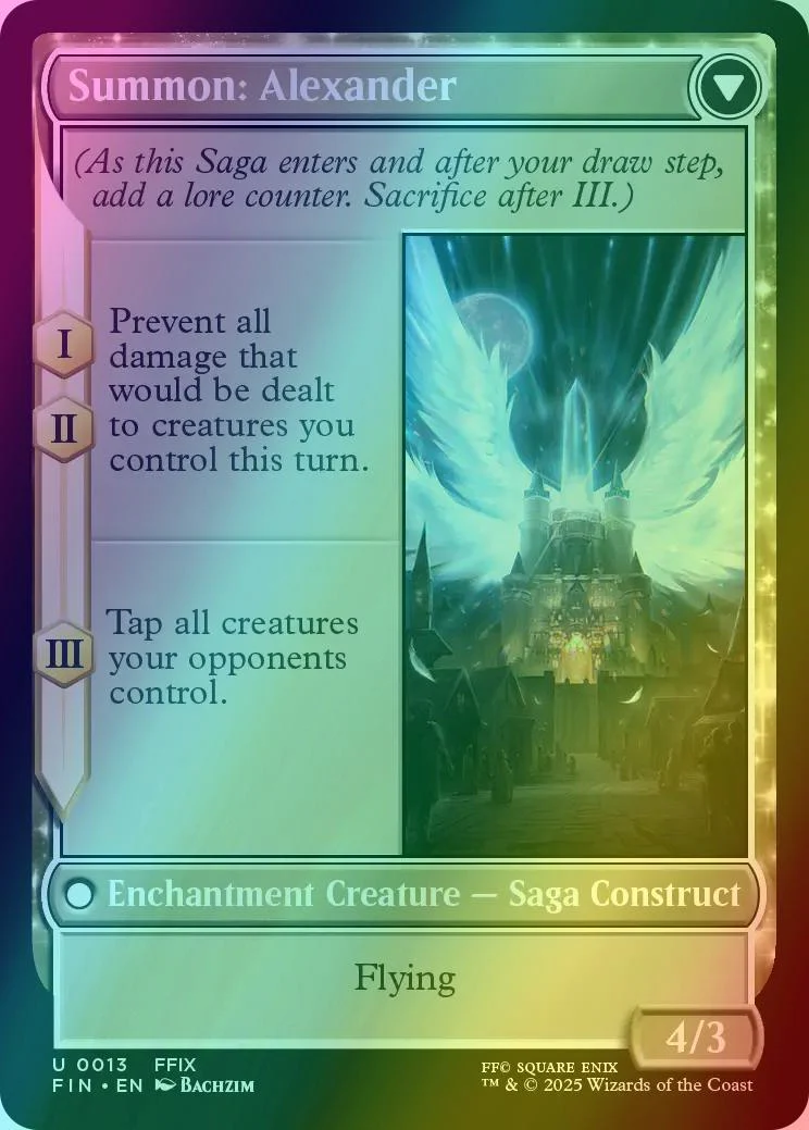 Crystal Fragments // Summon: Alexander [13] [FINAL FANTASY] [Foil] - Image 2