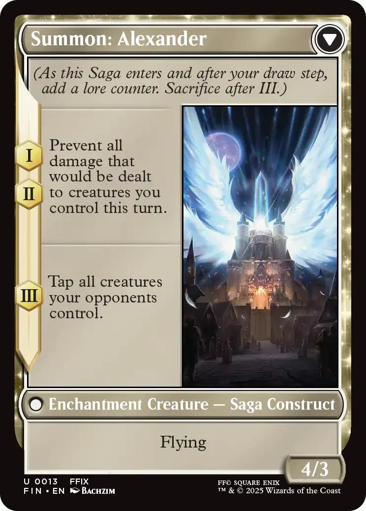 Crystal Fragments // Summon: Alexander [13] [FINAL FANTASY] [Non-Foil] - Image 2