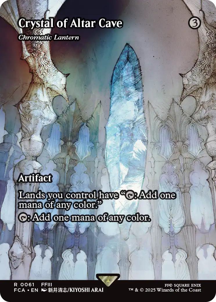 Crystal of Altar Cave - Chromatic Lantern [61] [Borderless] [FINAL FANTASY: Through the Ages] [Non-Foil]