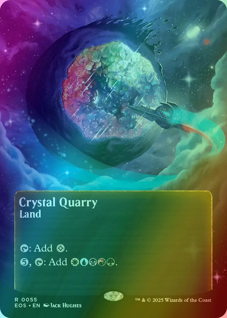 Crystal Quarry [55] [Borderless] [Poster] [Edge of Eternities: Stellar Sights] [Foil]
