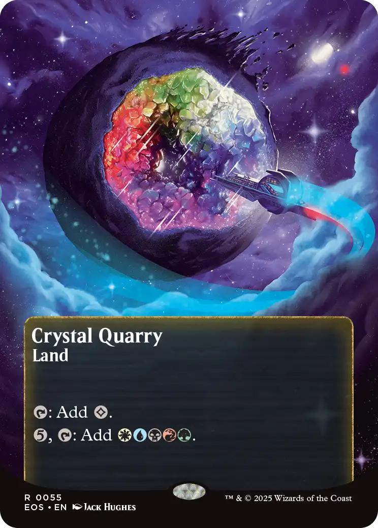 Crystal Quarry [55] [Borderless] [Poster] [Edge of Eternities: Stellar Sights] [Non-Foil]