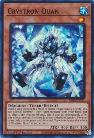 Crystron Quan - RA04-EN021 - Super Rare - 1st Edition
