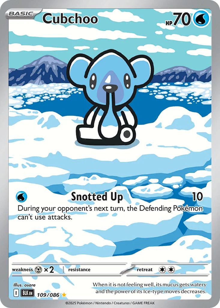 Cubchoo - 109/086 - Illustration Rare [sv105b-109] [Ultra]
