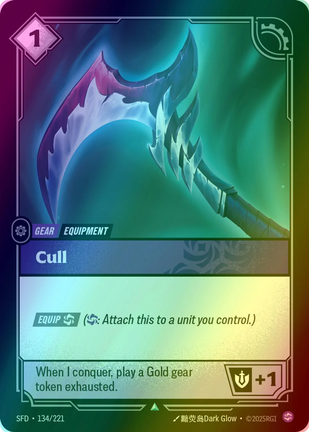 Cull - 134/221 [Spiritforged] [Foil]