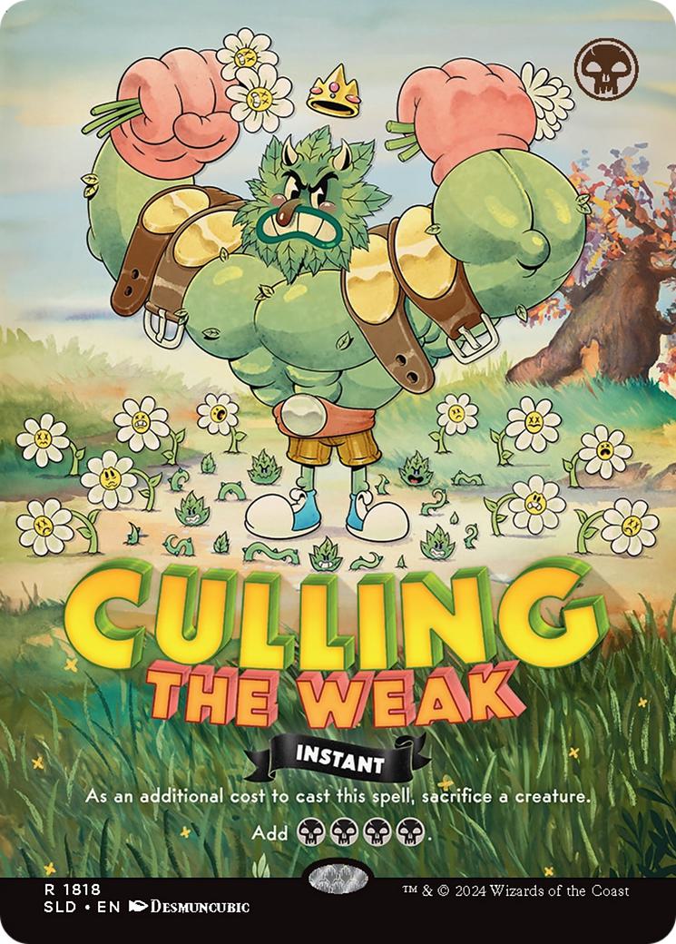 Culling the Weak [1818] [Borderless] [Twisted Toons] [Secret Lair Drop] [Non-Foil]