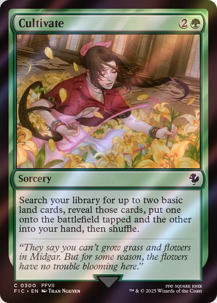 Cultivate [300] [FINAL FANTASY: Commander] [Surge Foil]