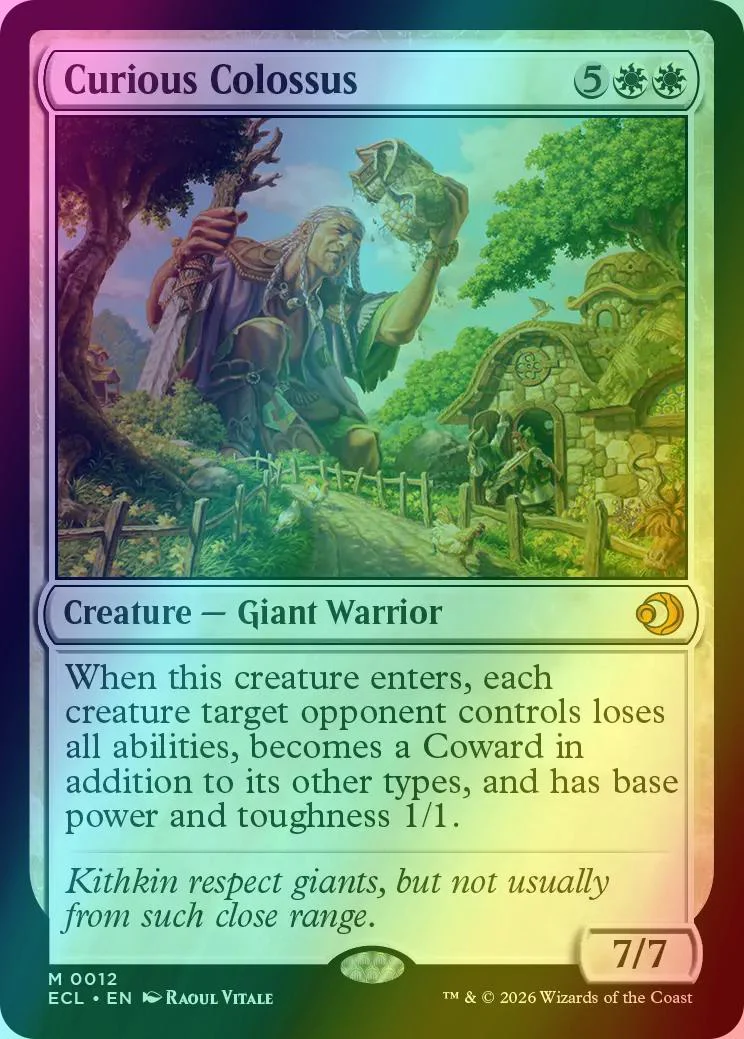 Curious Colossus [12] [Lorwyn Eclipsed] [Foil]