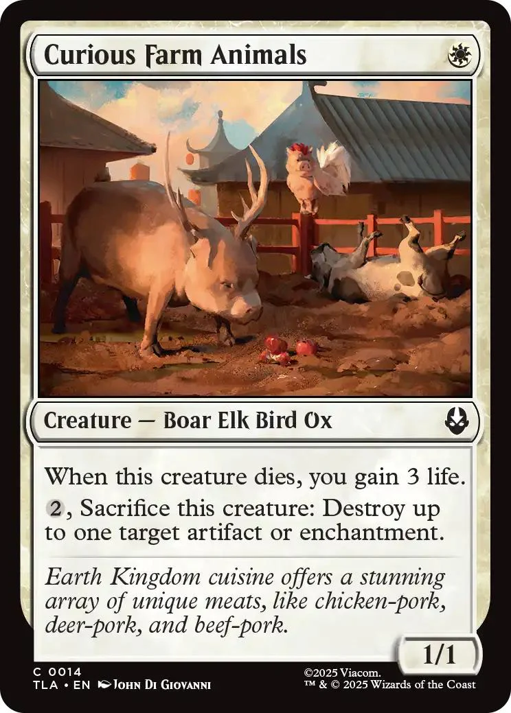 Curious Farm Animals [14] [Avatar: The Last Airbender] [Non-Foil]