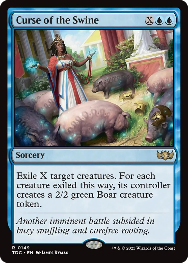 Curse of the Swine [149] [Tarkir: Dragonstorm: Commander] [Non-Foil]