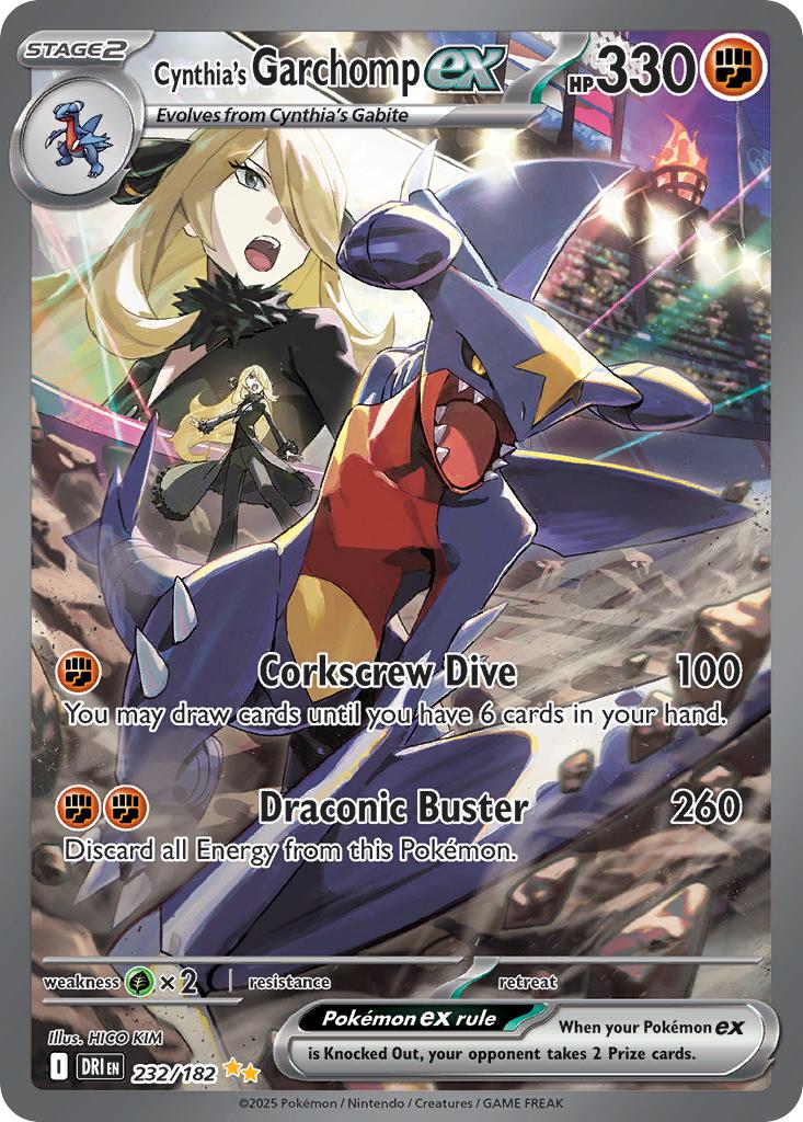 Cynthia's Garchomp ex - 232/182 - Special Illustration Rare [sv10-232] [Ultra]