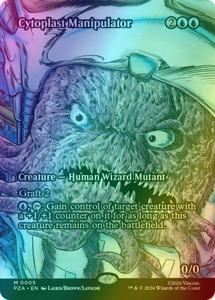 Cytoplast Manipulator [5] [Borderless] [Teenage Mutant Ninja Turtles Source Material] [Foil]