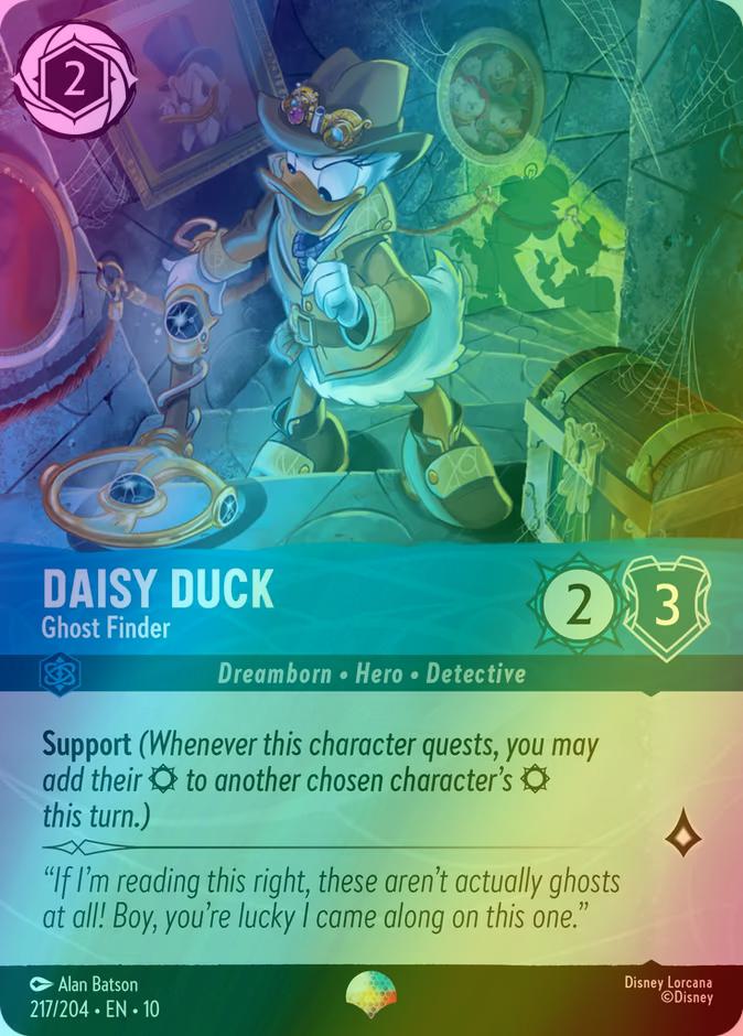 Daisy Duck - Ghost Finder (Epic) - 217/204 [Whispers in the Well] [Holofoil]