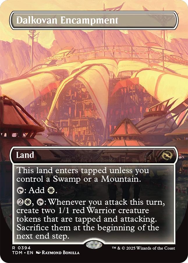 Dalkovan Encampment [394] [Borderless] [Tarkir: Dragonstorm] [Non-Foil]