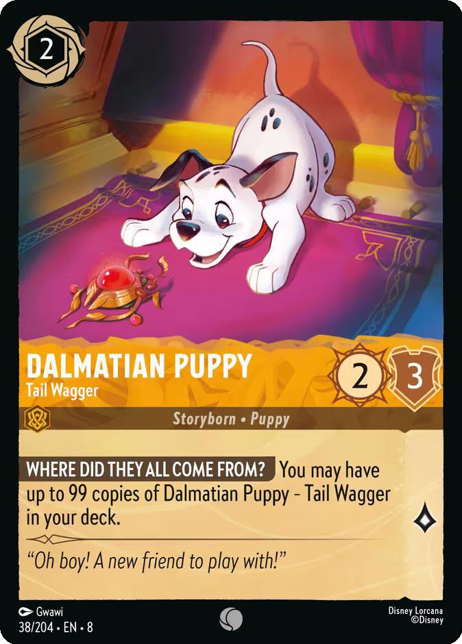 Dalmatian Puppy - Tail Wagger - 38/204 [Reign of Jafar] [Non-Foil]