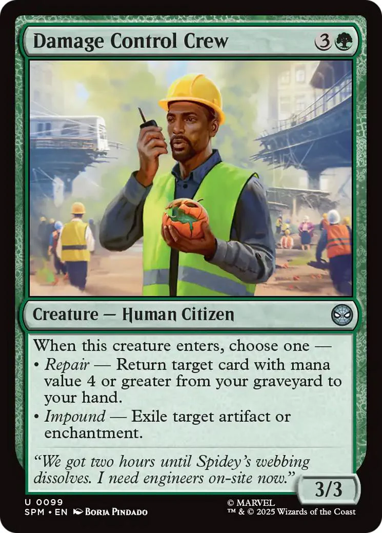 Damage Control Crew [99] [Marvel's Spider-Man] [Non-Foil]