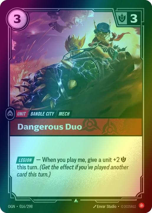 Dangerous Duo - 016/298 [Origins] [Foil]