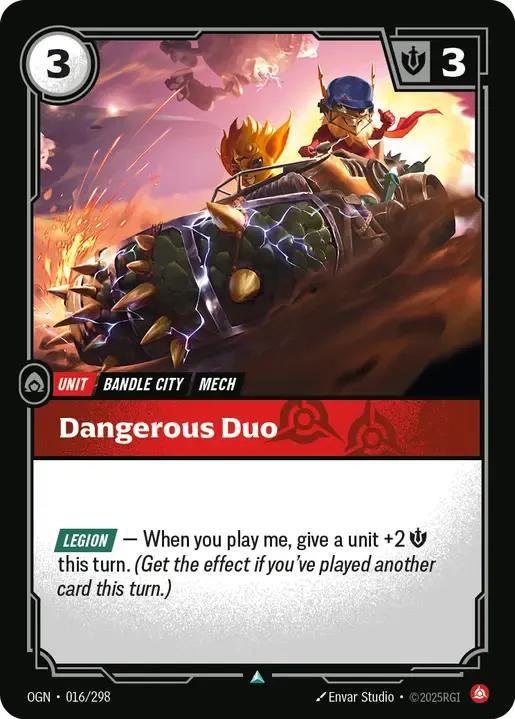 Dangerous Duo - 016/298 [Origins] [Non-Foil]