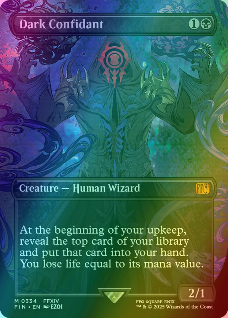 Dark Confidant [334] [Borderless] [FINAL FANTASY] [Foil]