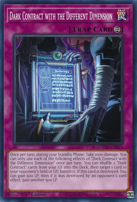 Dark Contract with the Different Dimension - DOOD-EN073 - Common - 1st Edition