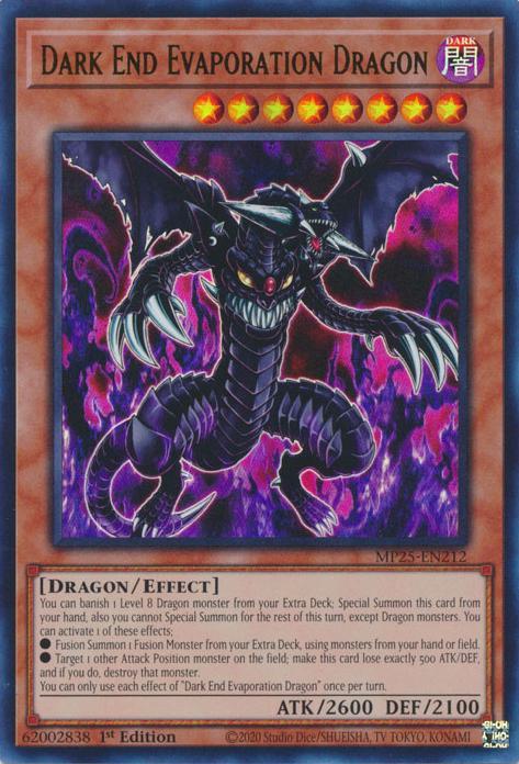 Dark End Evaporation Dragon - MP25-EN212 - Ultra Rare - 1st Edition