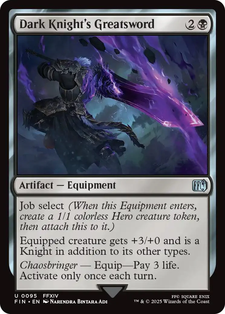 Dark Knight's Greatsword [95] [FINAL FANTASY] [Non-Foil]