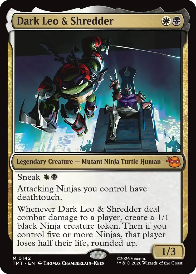 Dark Leo & Shredder [142] [Teenage Mutant Ninja Turtles] [Non-Foil]