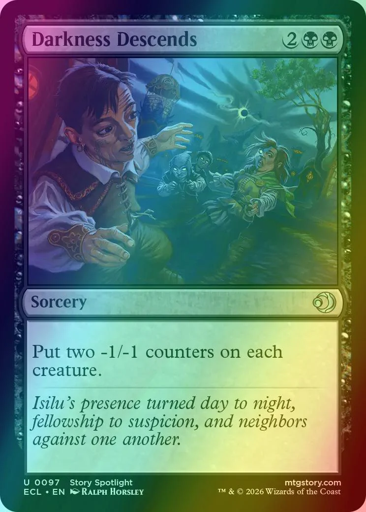 Darkness Descends [97] [Lorwyn Eclipsed] [Foil]