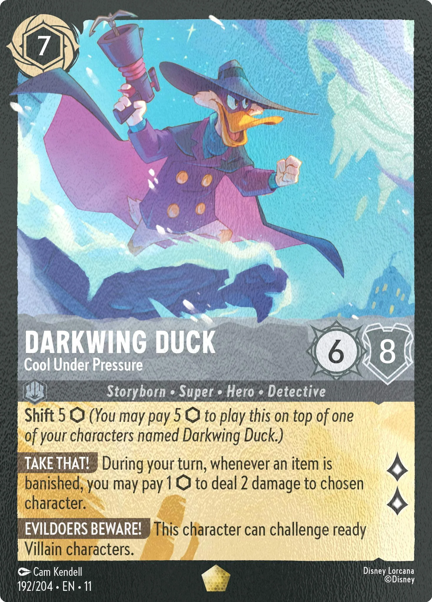 Darkwing Duck - Cool Under Pressure - 192/204 [Winterspell] [Cold Foil]