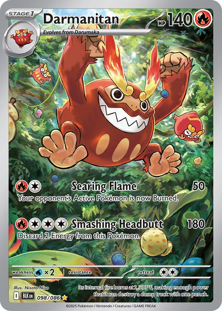 Darmanitan - 098/086 - Illustration Rare [sv105b-098] [Ultra]