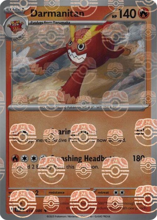 Darmanitan - Master Ball Pattern - 014/086 - Uncommon [sv105b-014] [Reverse Holo]