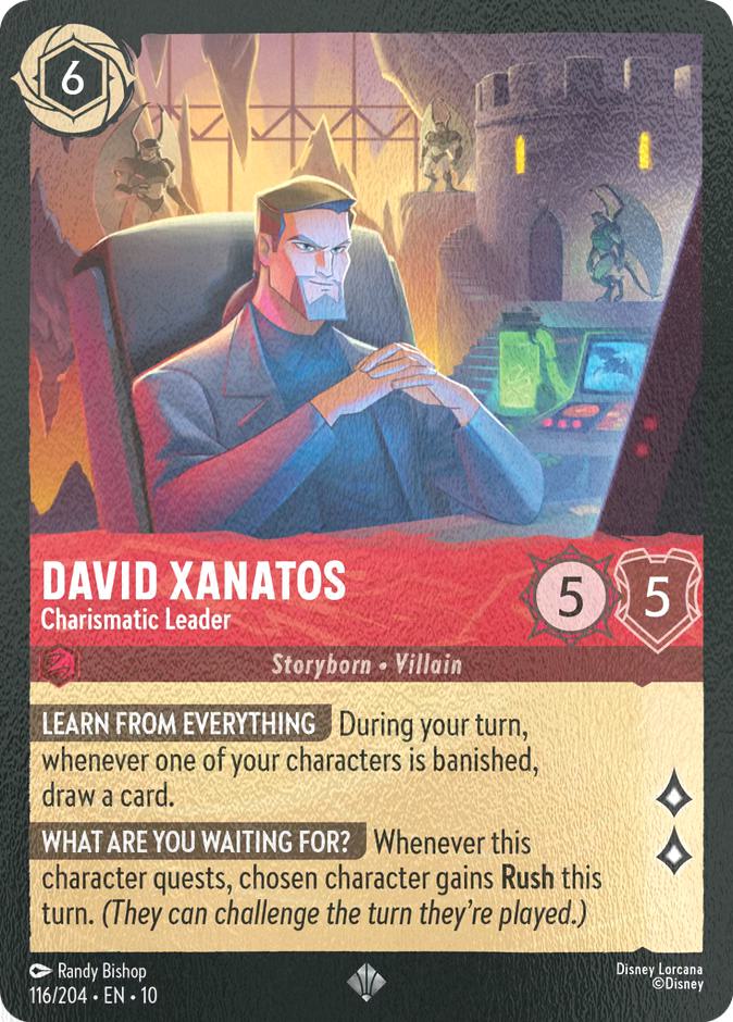 David Xanatos - Charismatic Leader - 116/204 [Whispers in the Well] [Cold Foil]