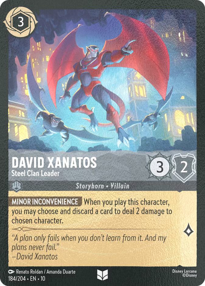 David Xanatos - Steel Clan Leader - 184/204 [Whispers in the Well] [Cold Foil]