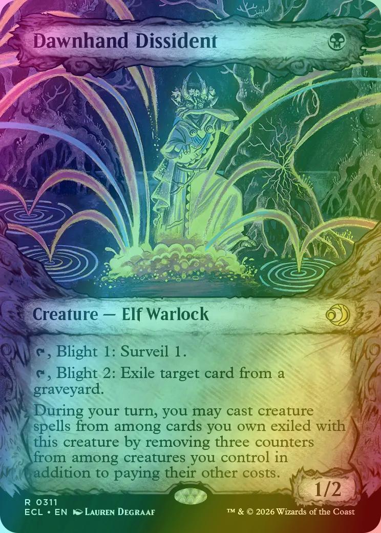 Dawnhand Dissident [311] [Fable Frame] [Lorwyn Eclipsed] [Foil]