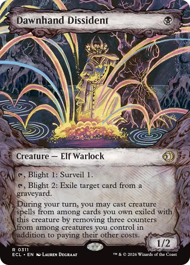 Dawnhand Dissident [311] [Fable Frame] [Lorwyn Eclipsed] [Non-Foil]