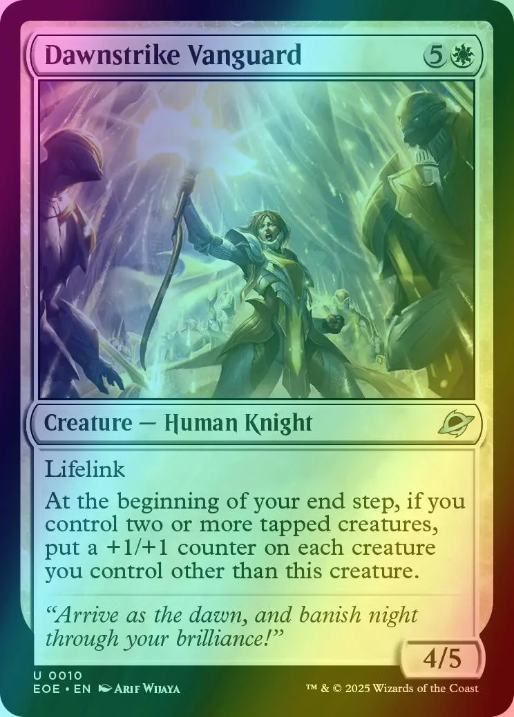 Dawnstrike Vanguard [10] [Edge of Eternities] [Foil]