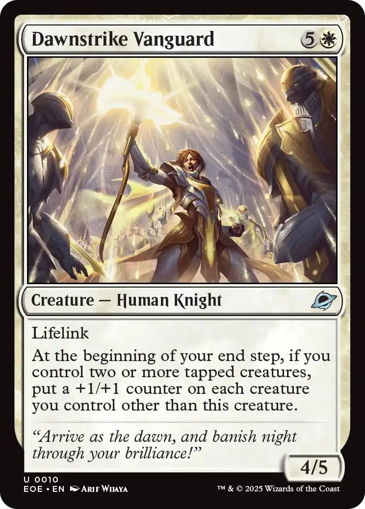 Dawnstrike Vanguard [10] [Edge of Eternities] [Non-Foil]