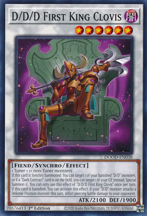 D/D/D First King Clovis - DOOD-EN038 - Common - 1st Edition